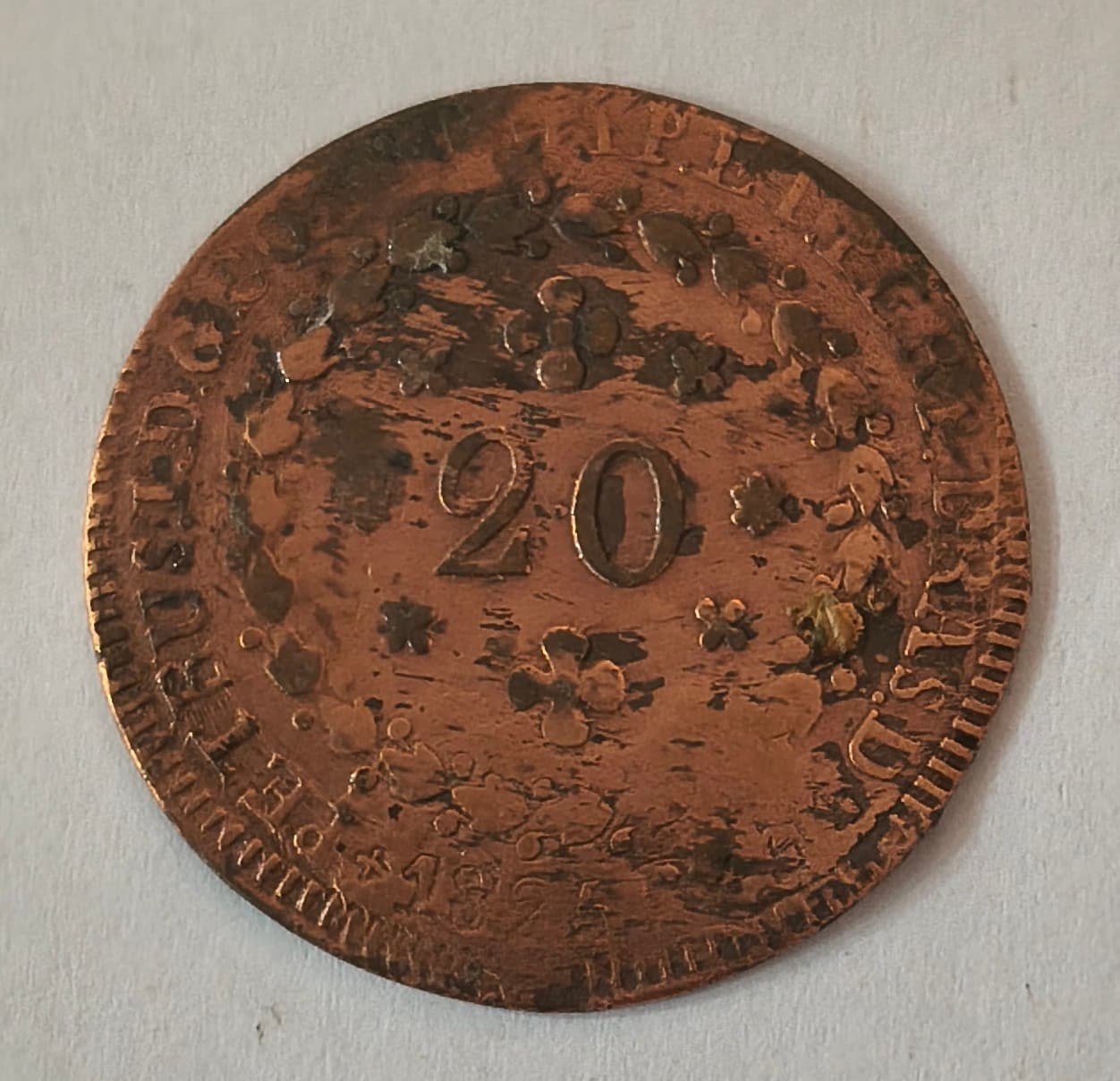 C581 - 20 REIS 1825 R - BC.