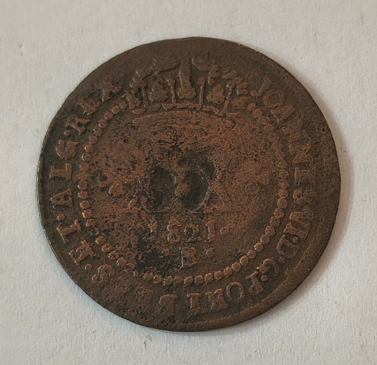 C481 - XX REIS 1821B - BC/MBC.