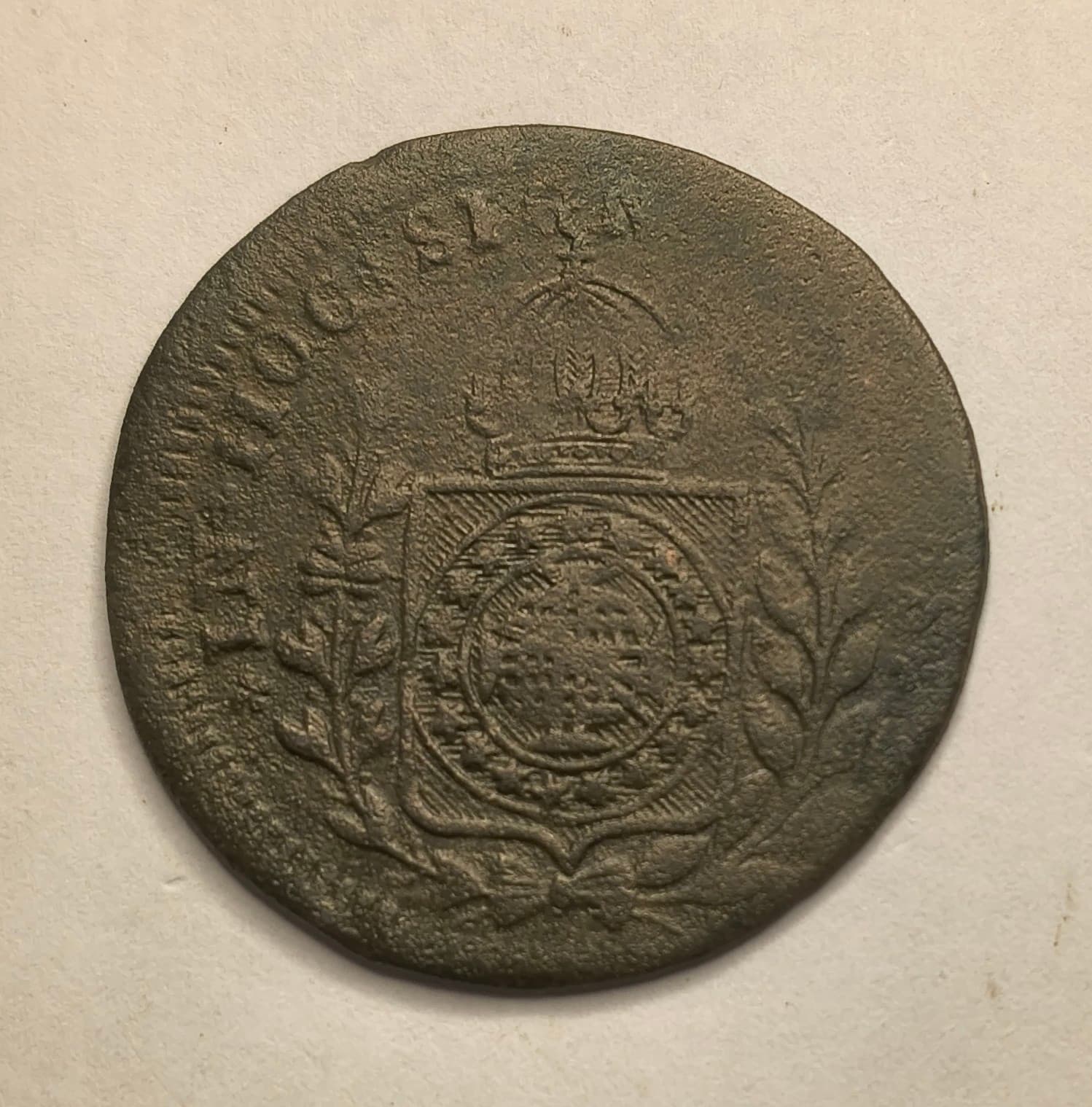 C584 - 20 REIS 1828R - BC. - Imagem 2