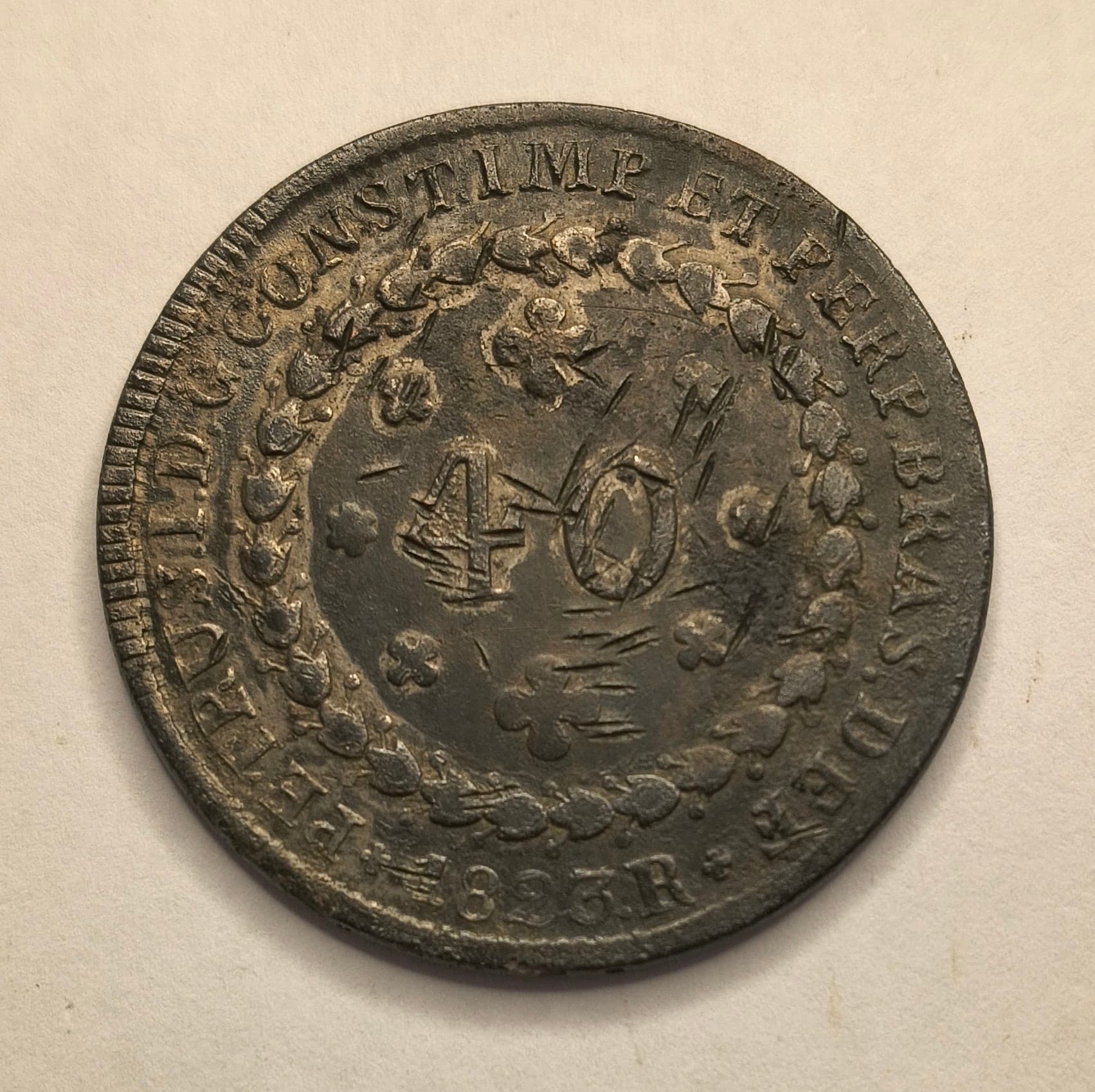 C595 - 40 REIS 1823R - BC/MBC.