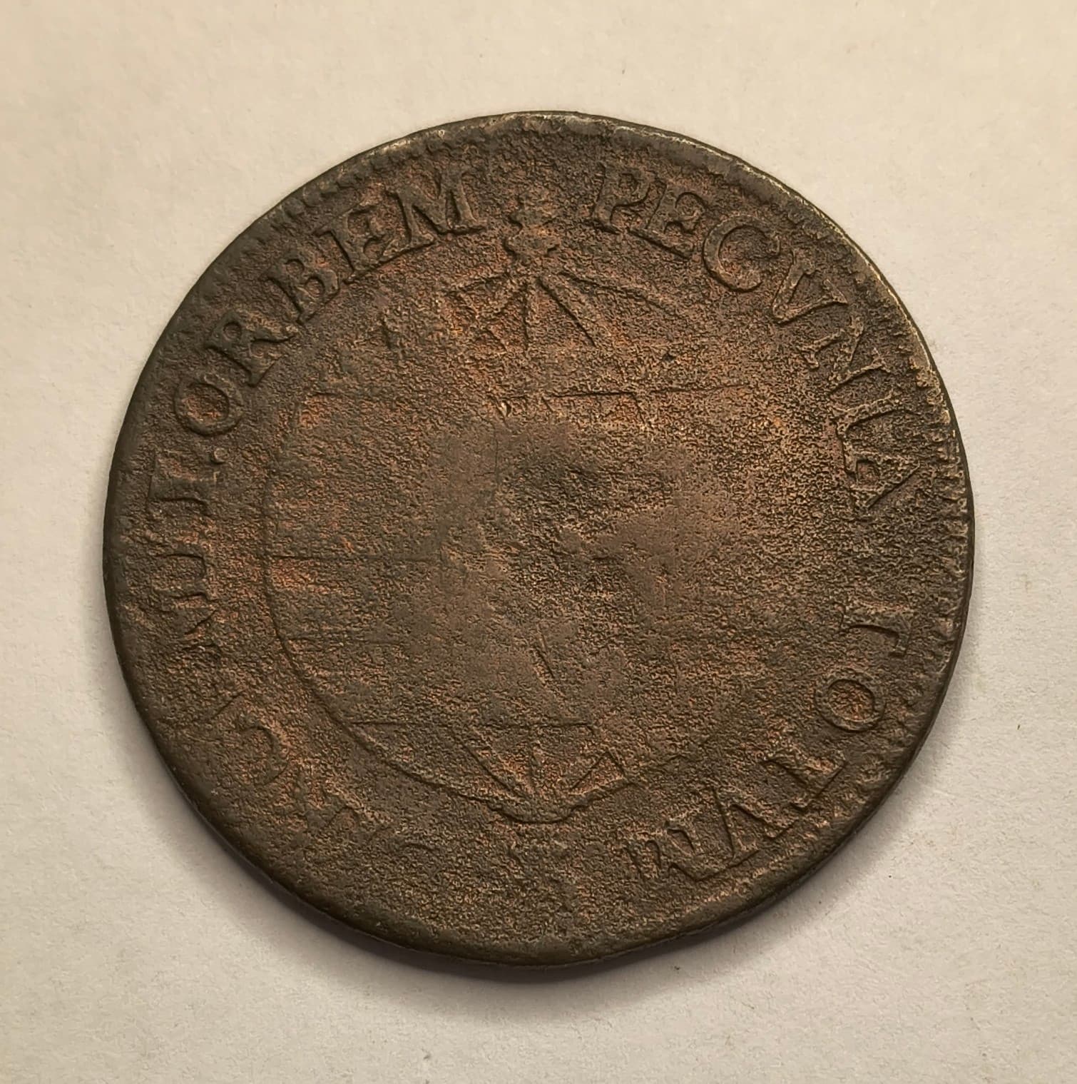 C192 - XX REIS 1761B COM ESCUDETE - MBC. - Imagem 2