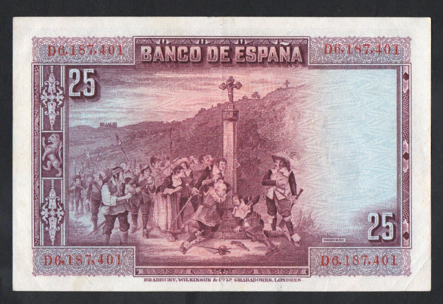 P#74 - 25 PESETAS - 1928 - Imagem 2