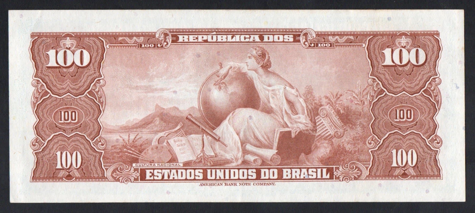 C035 - 100 CRUZEIROS - 1964 - Imagem 2