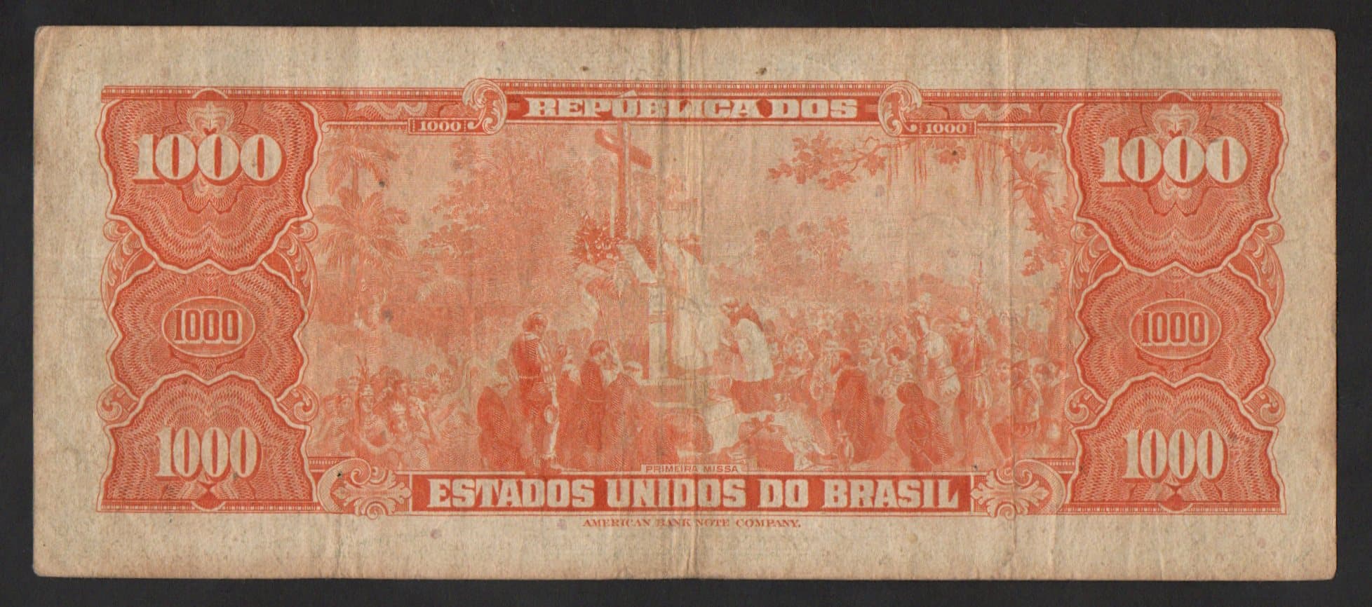 C054 - 1000 CRUZEIROS - 1961 - Imagem 2