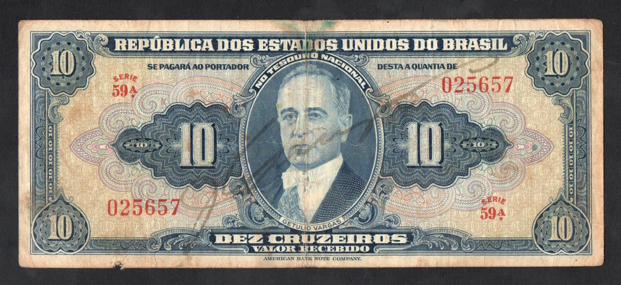 C018 - 10 CRUZEIROS - 1943 - Imagem 1