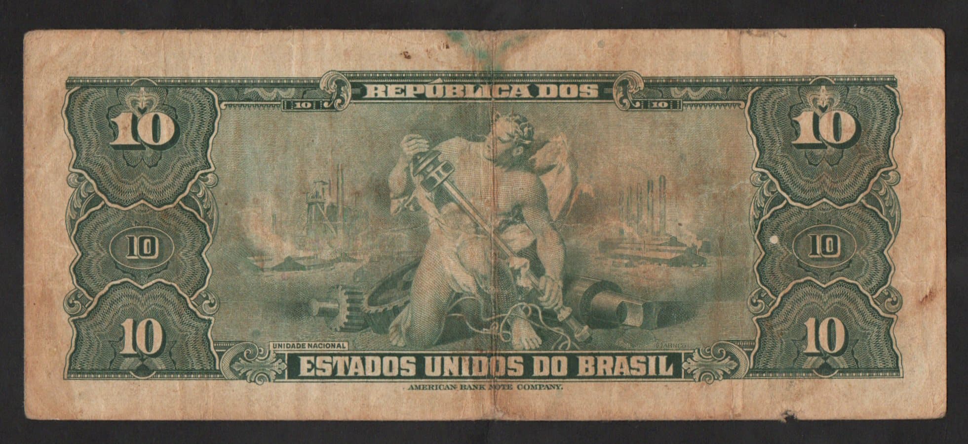C018 - 10 CRUZEIROS - 1943 - Imagem 2