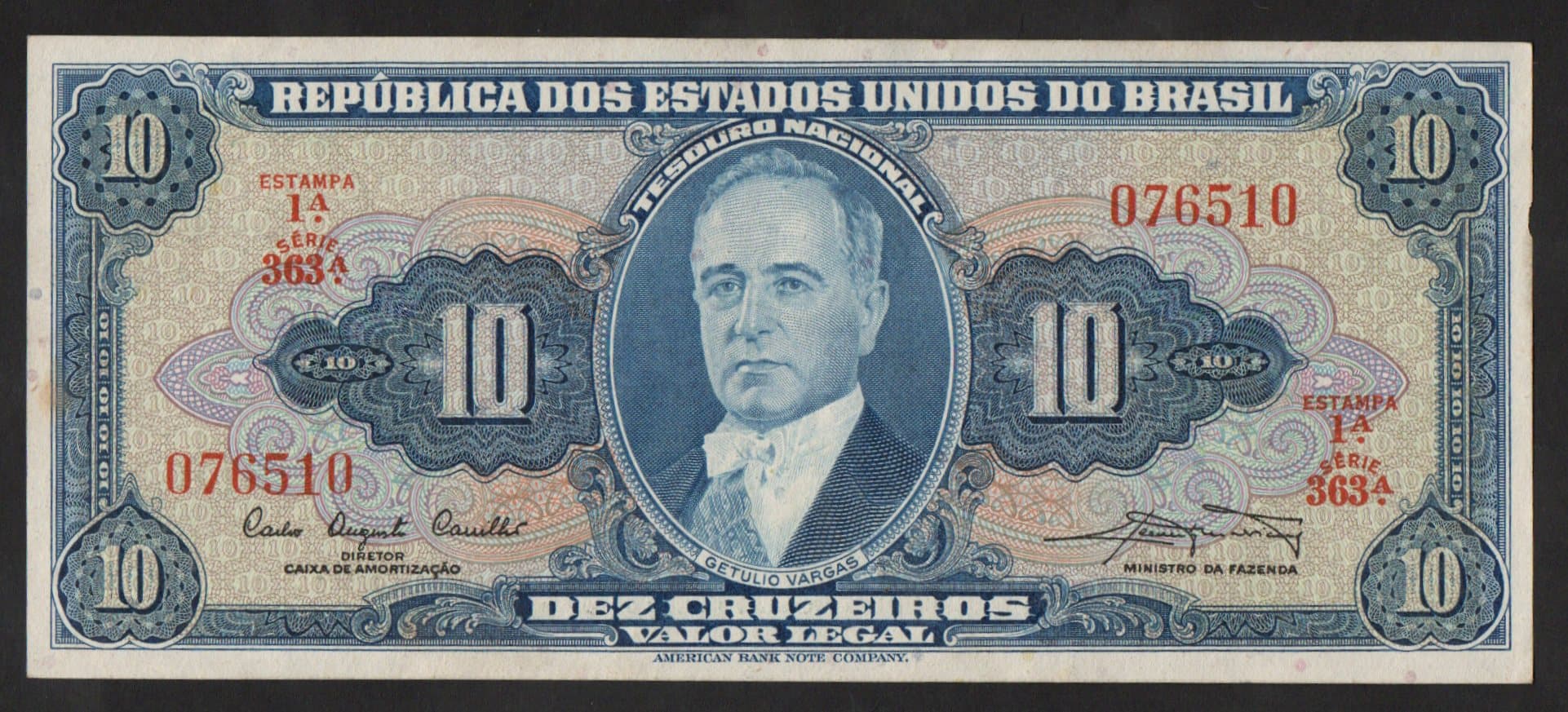 C019 - 10 CRUZEIROS - 1961 - Imagem 1