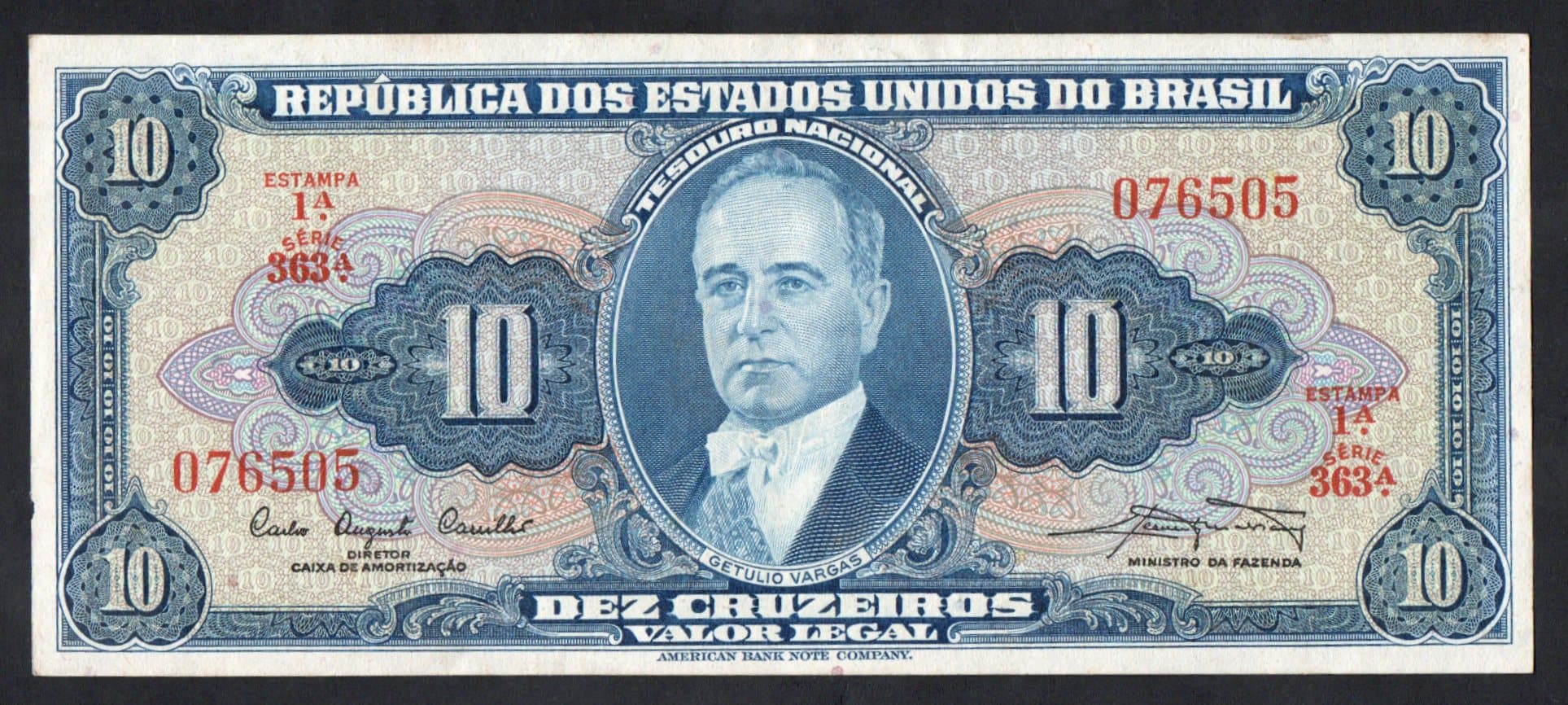 C019 - 10 CRUZEIROS - 1961 - Imagem 1