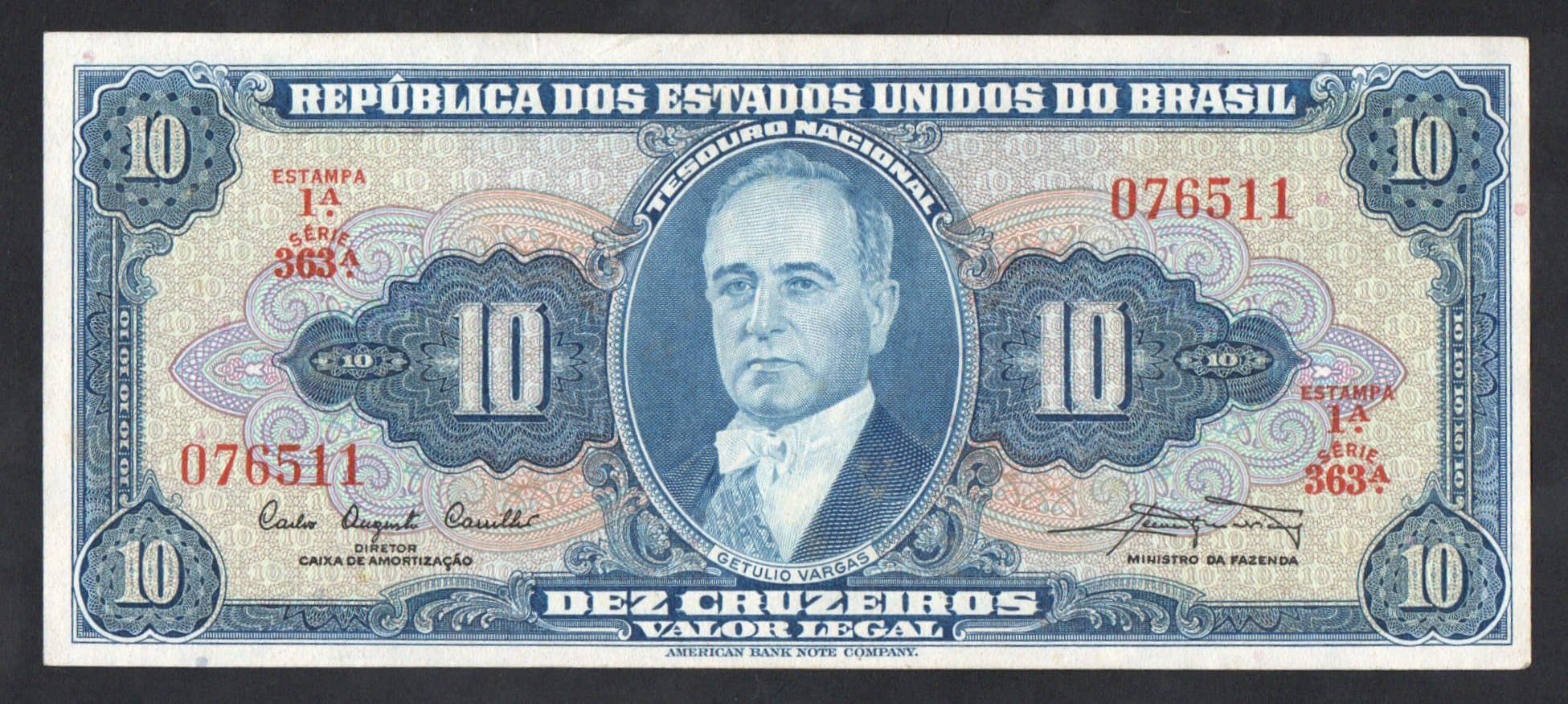 C019 - 10 CRUZEIROS - 1961 - Imagem 1