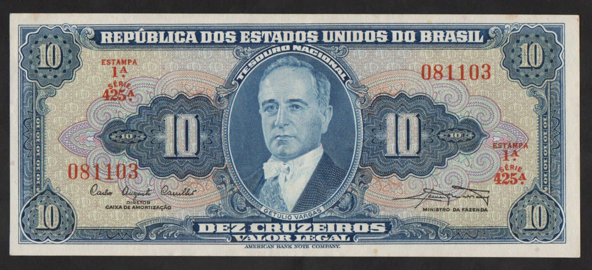 C019 - 10 CRUZEIROS - 1961 - Imagem 1