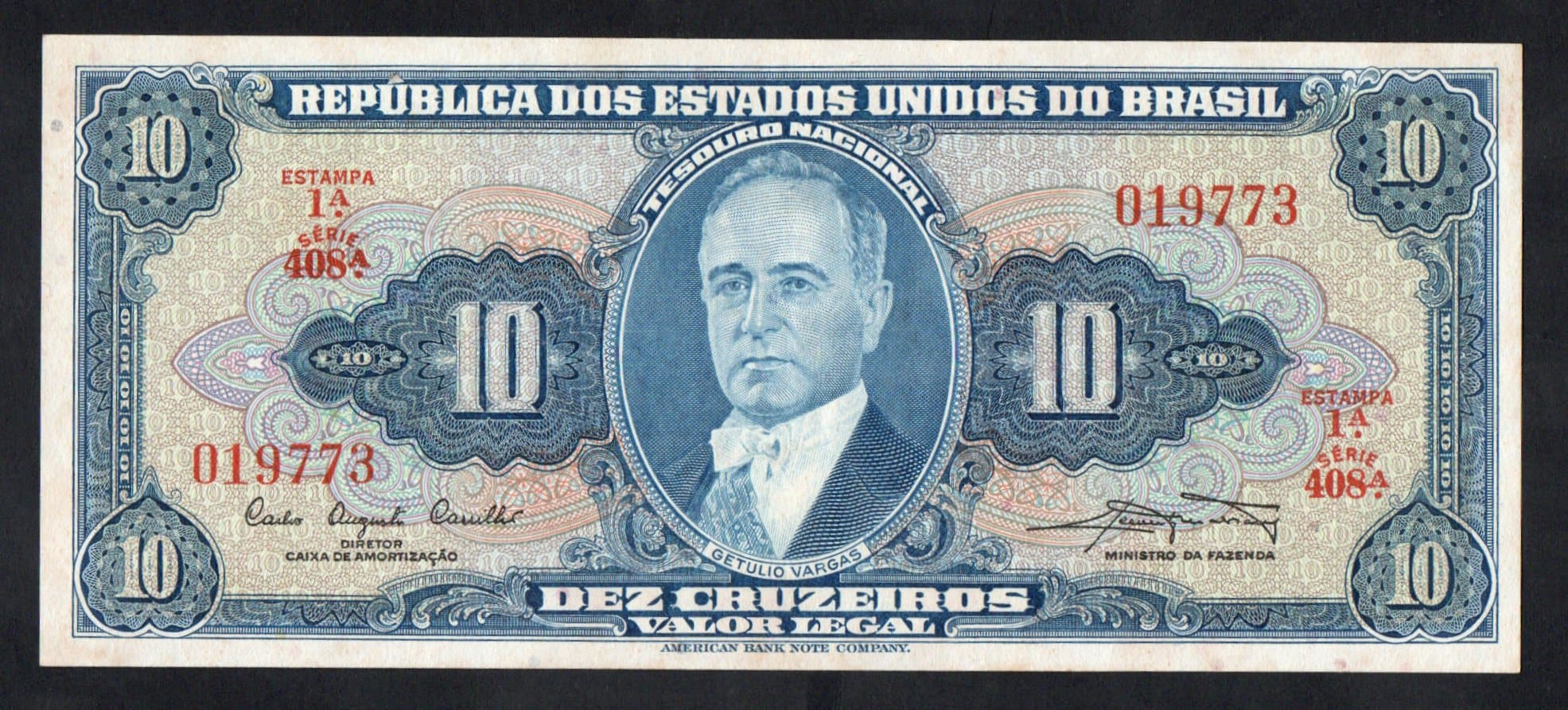 C019 - 10 CRUZEIROS - 1961 - Imagem 1