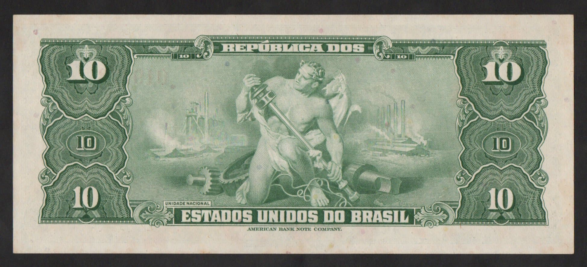 C019 - 10 CRUZEIROS - 1961 - Imagem 2