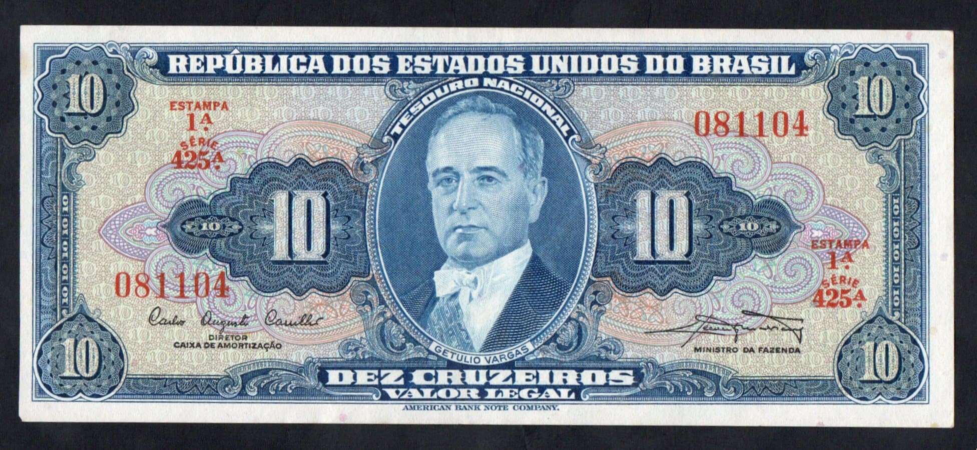 C019 - 10 CRUZEIROS - 1961 - Imagem 1