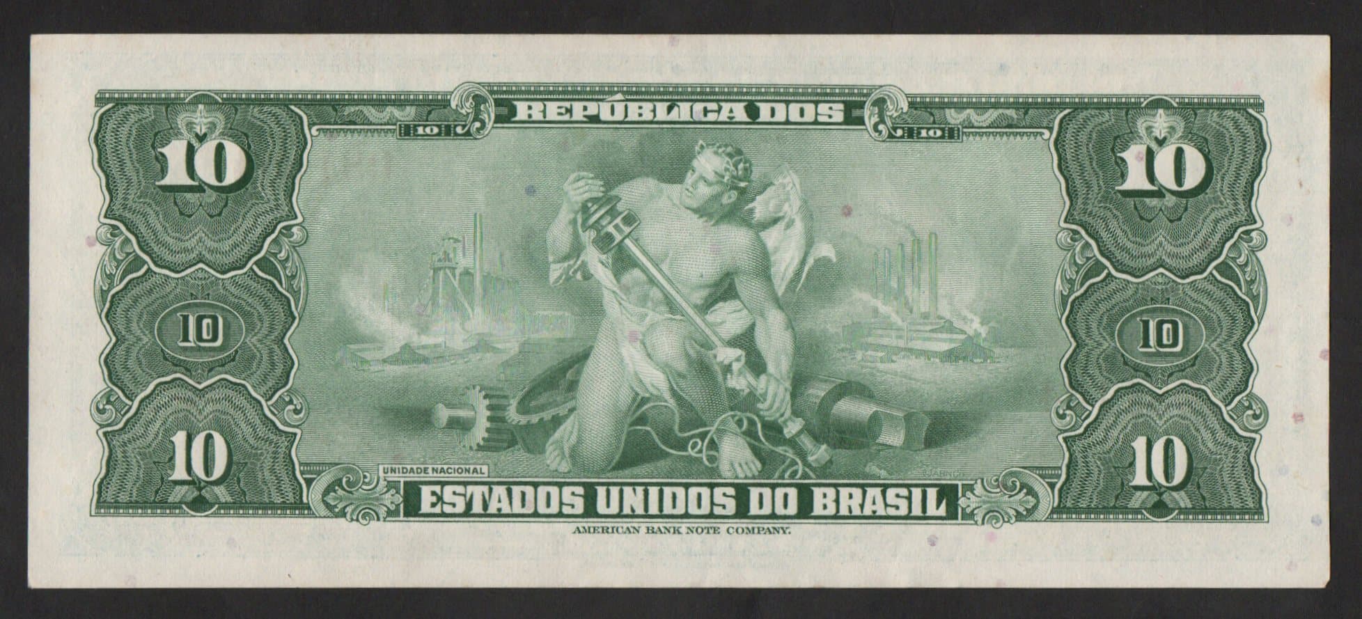 C019 - 10 CRUZEIROS - 1961 - Imagem 2