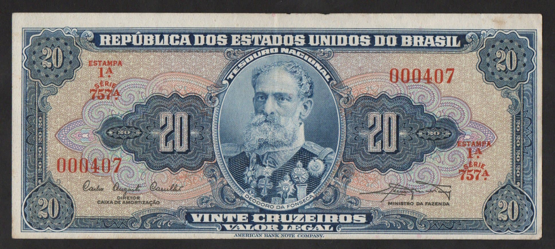 C022 - 20 CRUZEIROS - 1961 - Imagem 1