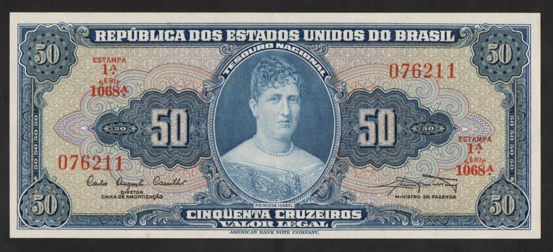 C028 - 50 CRUZEIROS - 1961 - Imagem 1