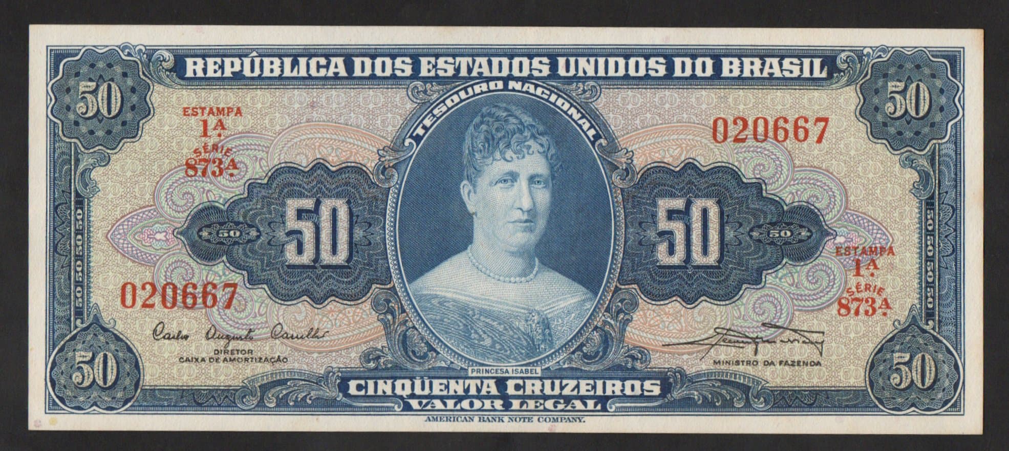 C028 - 50 CRUZEIROS - 1961 - Imagem 1