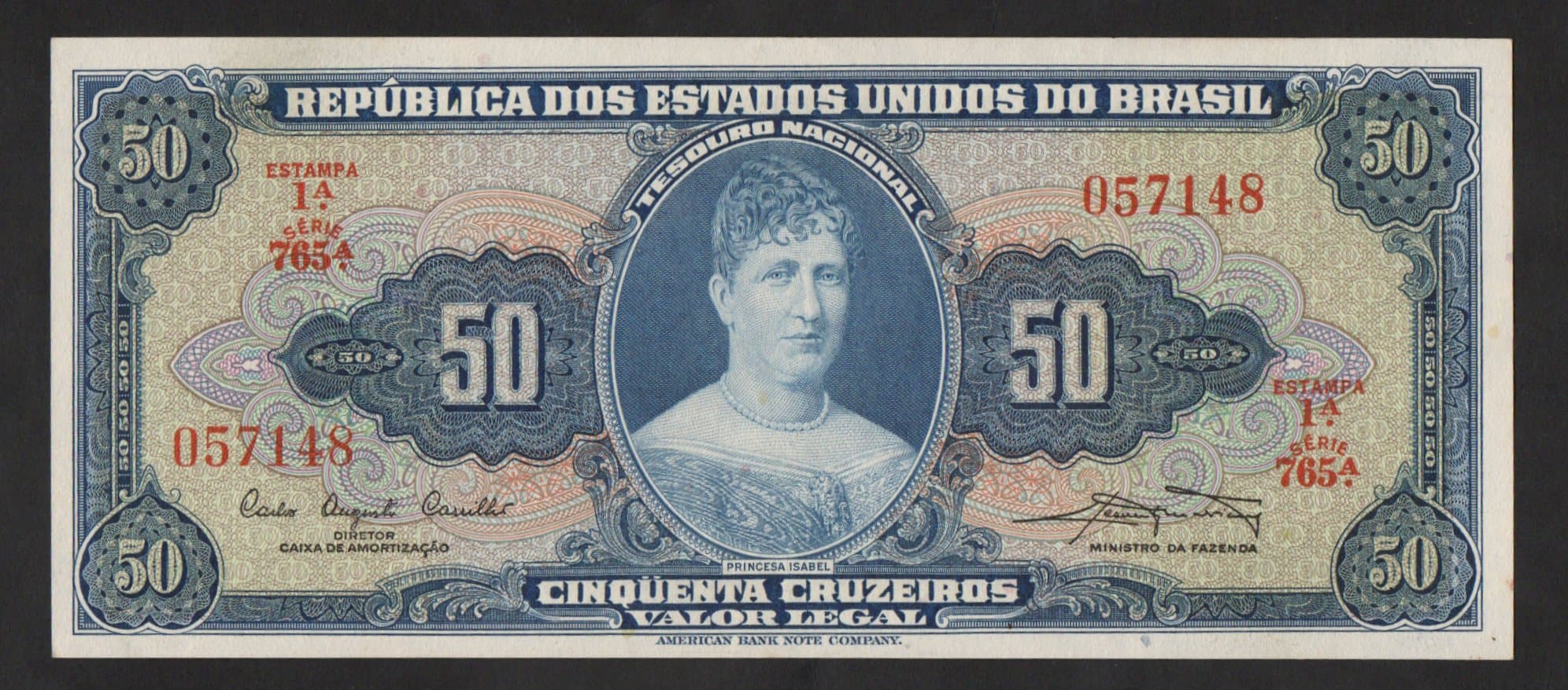 C028 - 50 CRUZEIROS - 1961 - Imagem 1