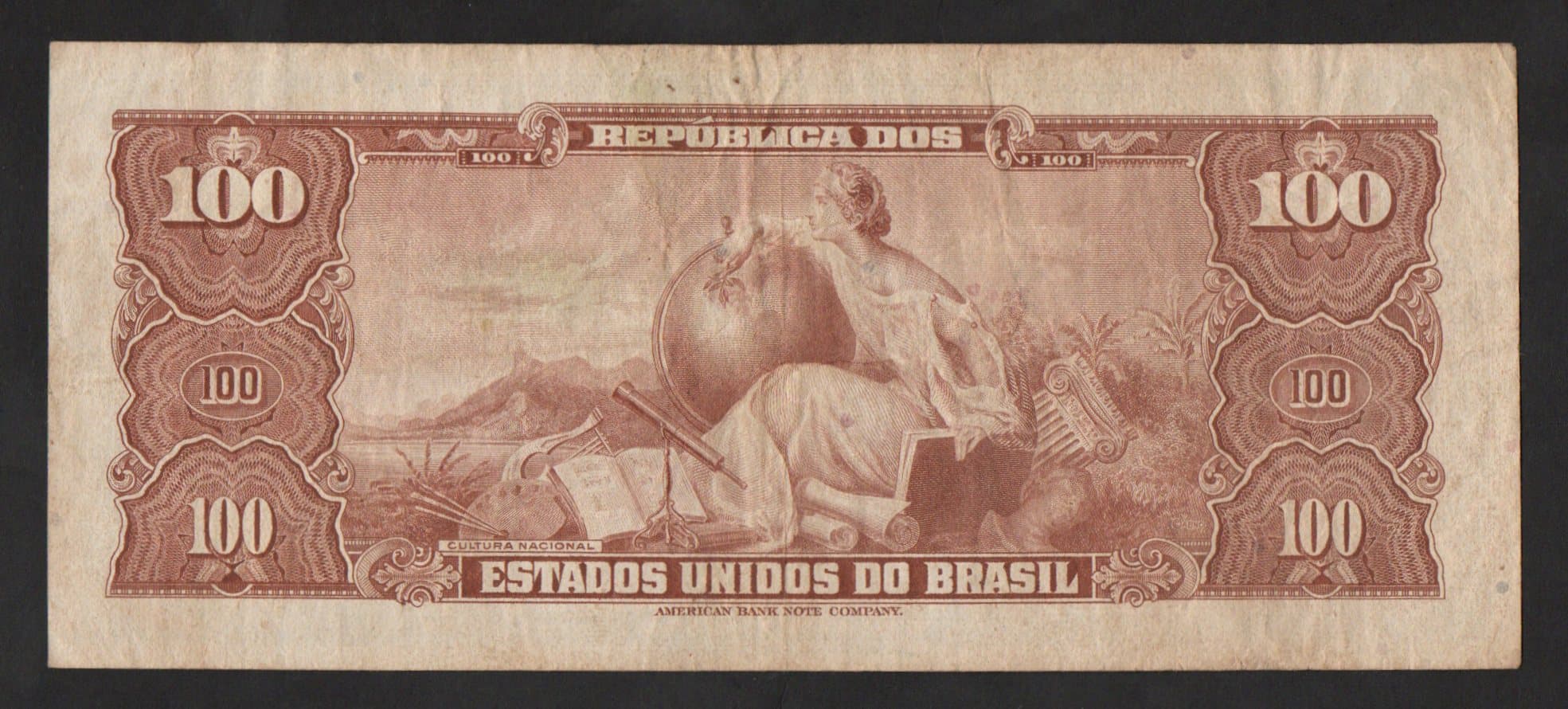 C034 - 100 CRUZEIROS - 1961 - Imagem 2