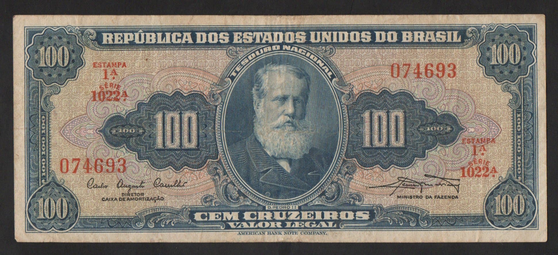 C034 - 100 CRUZEIROS - 1961 - Imagem 1