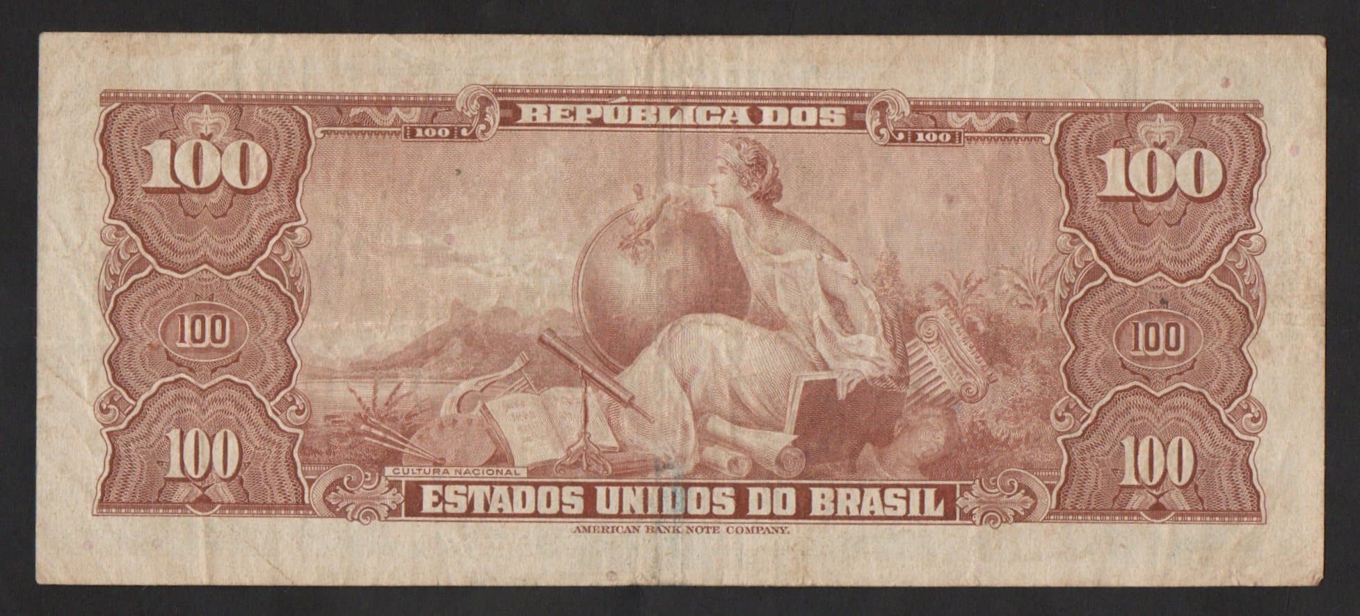 C034 - 100 CRUZEIROS - 1961 - Imagem 2