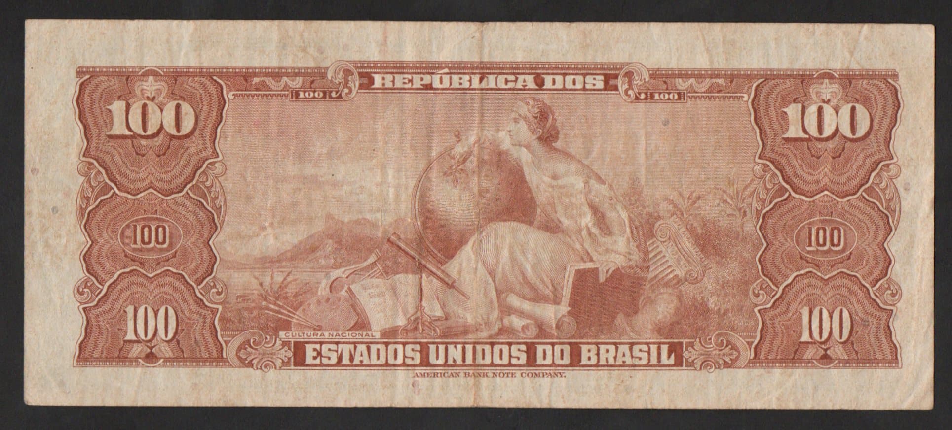 C035 - 100 CRUZEIROS - 1964 - Imagem 2