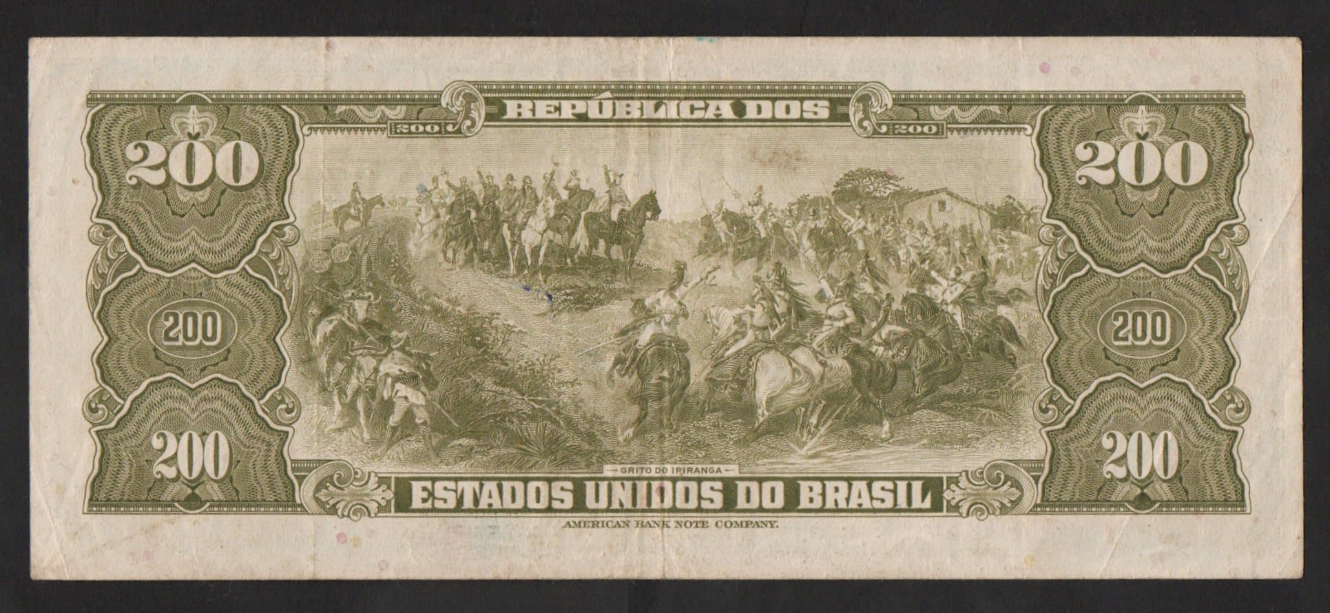 C038 - 200 CRUZEIROS - 1955 - Imagem 2