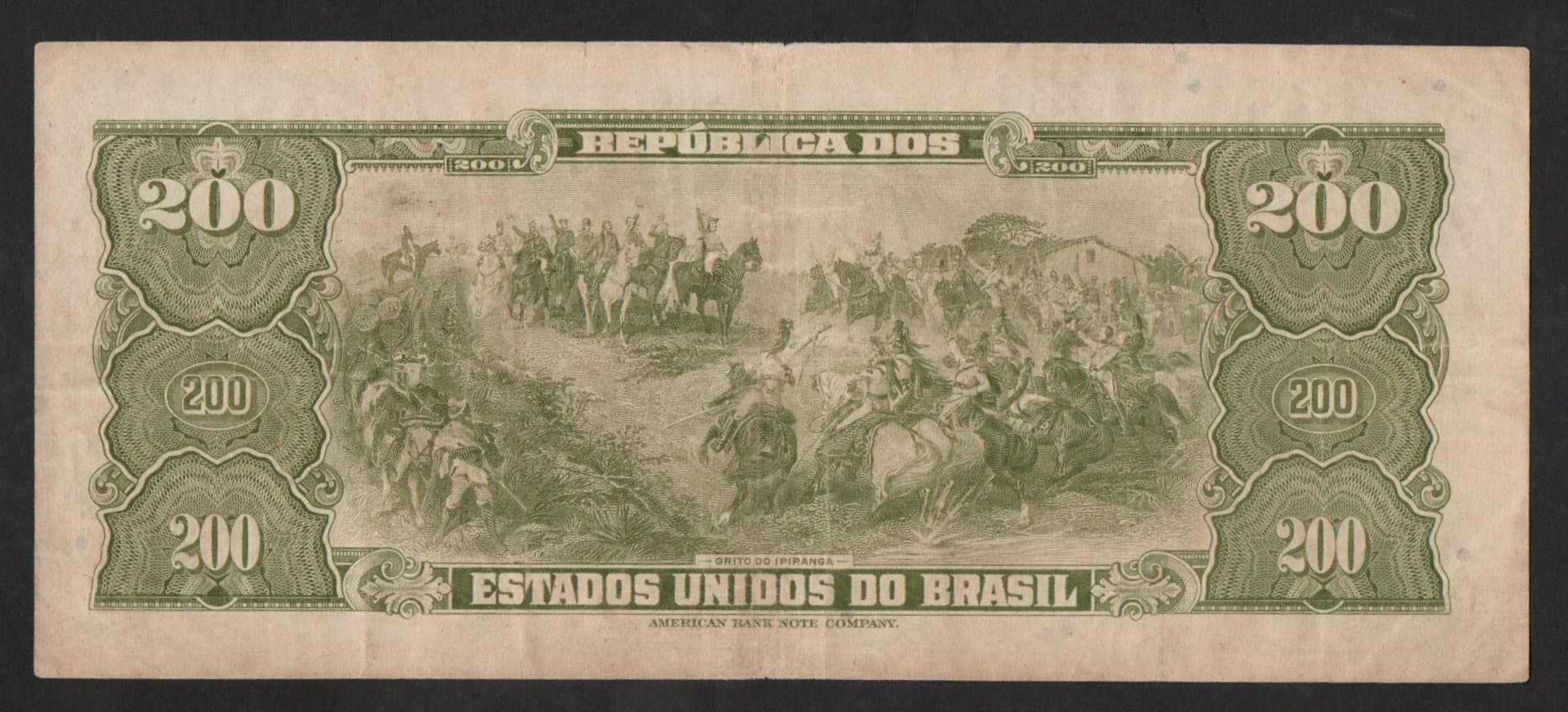 C042 - 200 CRUZEIROS - 1964 - Imagem 2
