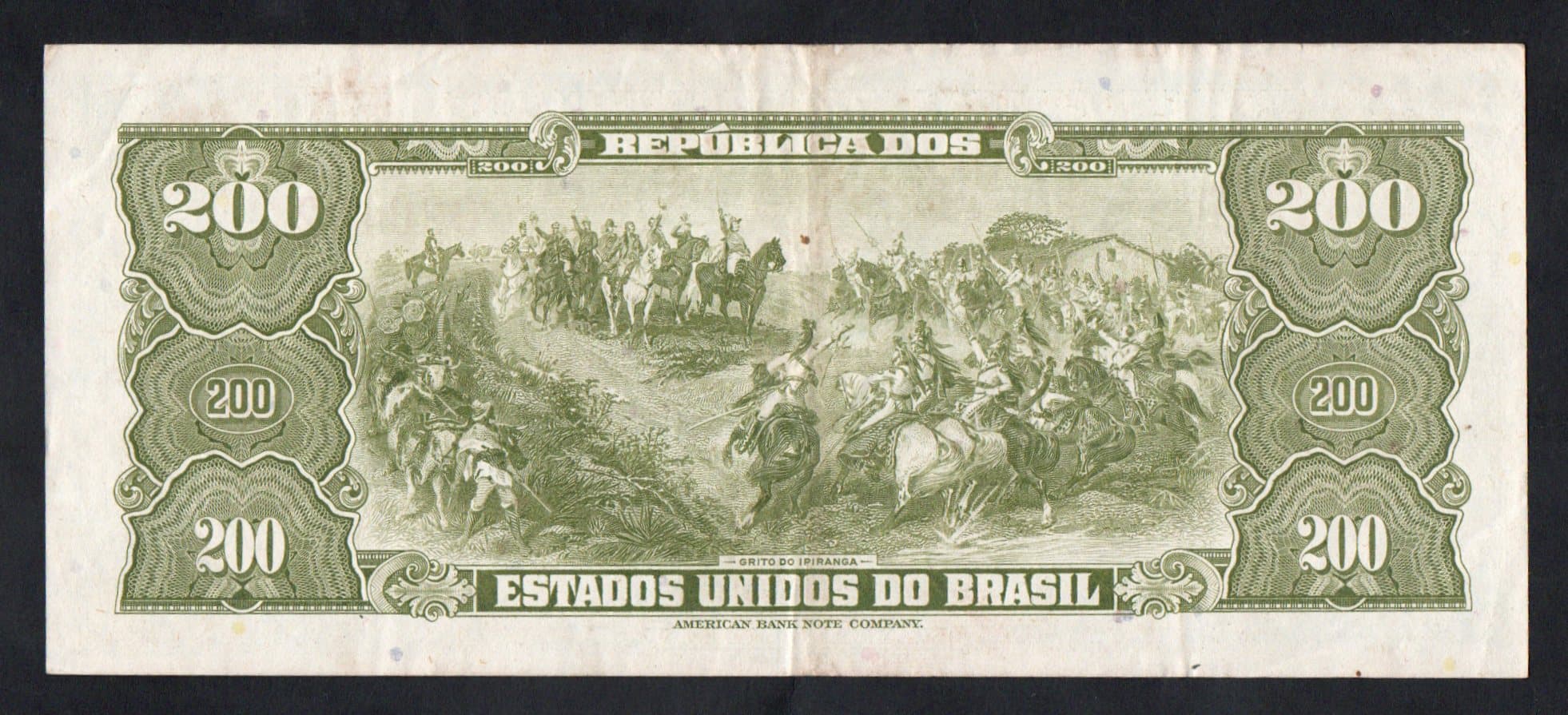 C042 - 200 CRUZEIROS - 1964 - Imagem 2