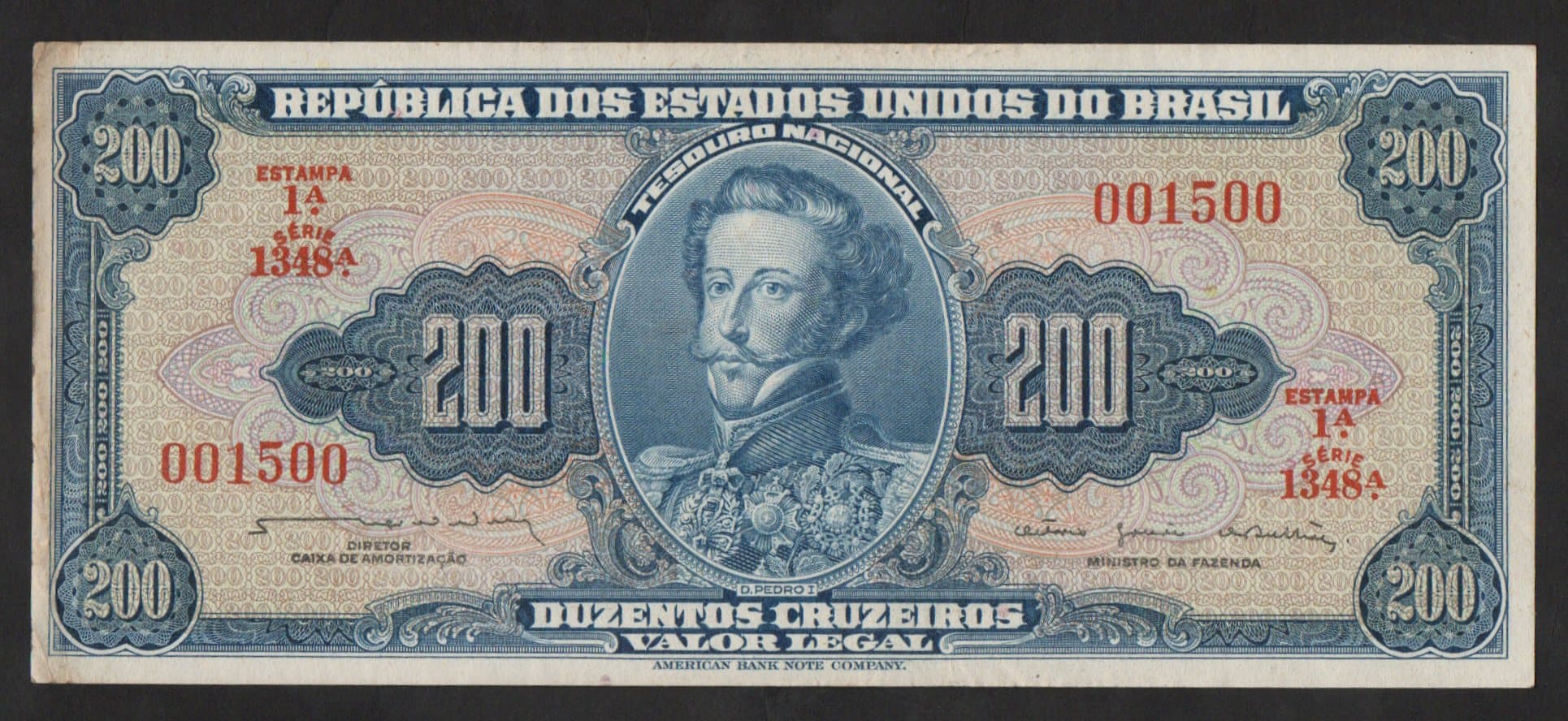 C042 - 200 CRUZEIROS - 1964 - Imagem 1