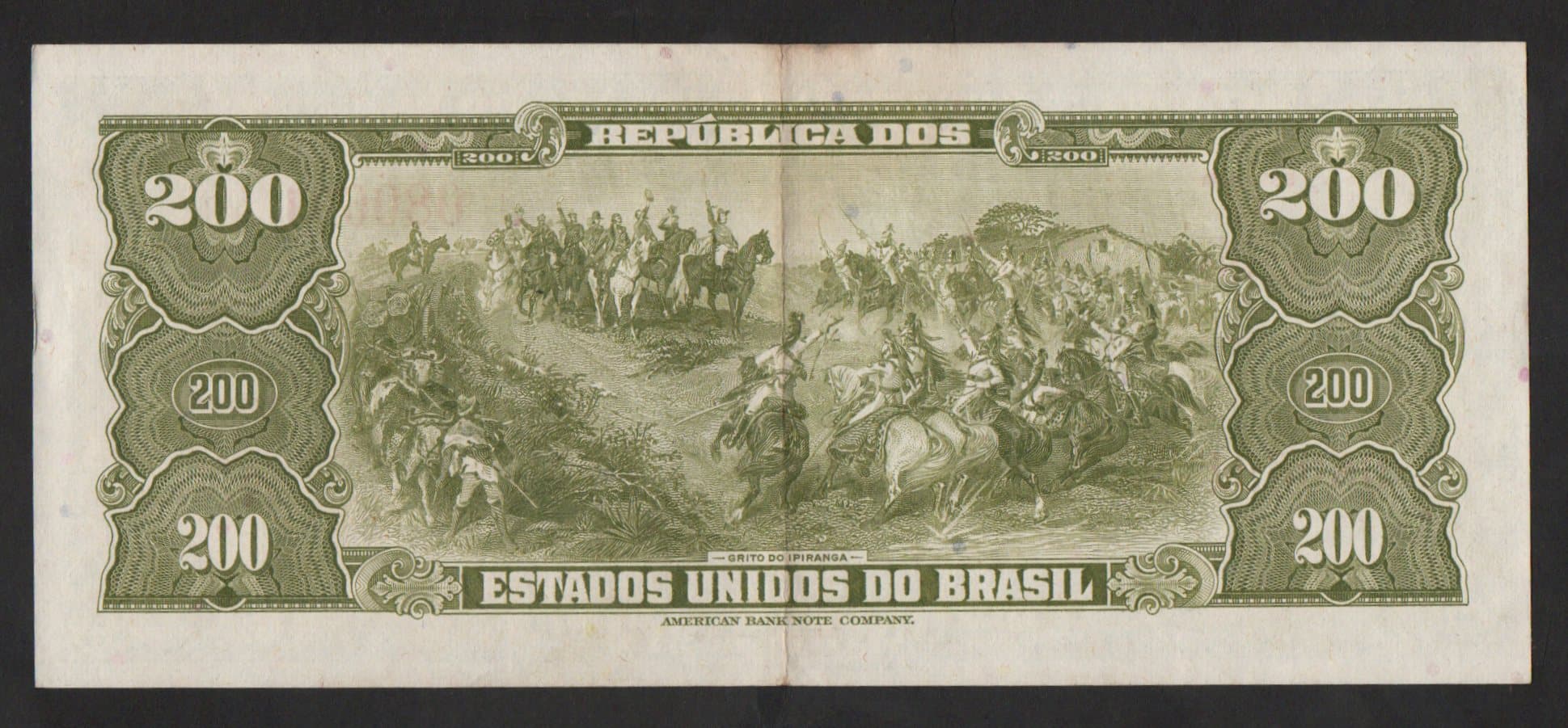 C042 - 200 CRUZEIROS - 1964 - Imagem 2