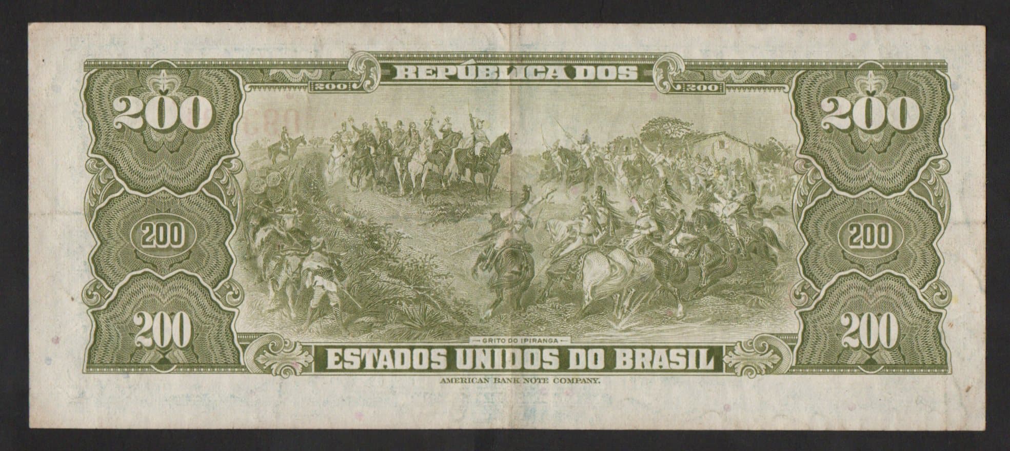C042 - 200 CRUZEIROS - 1964 - Imagem 2
