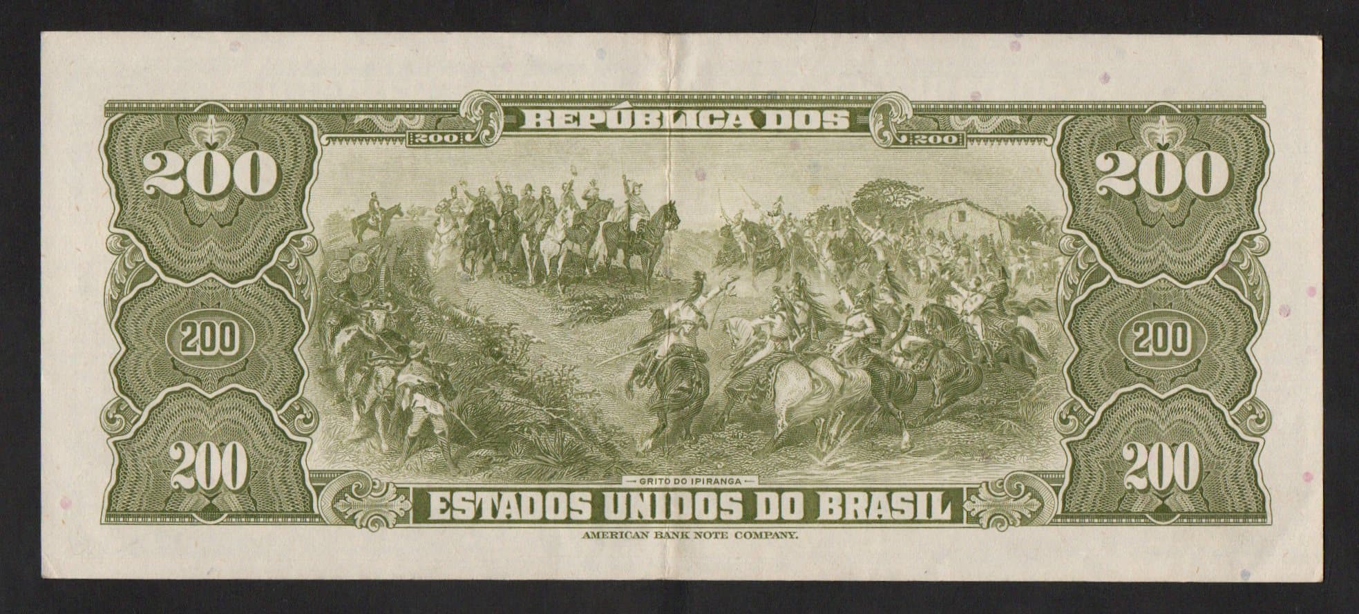 C043 - 200 CRUZEIROS - 1964 - Imagem 2