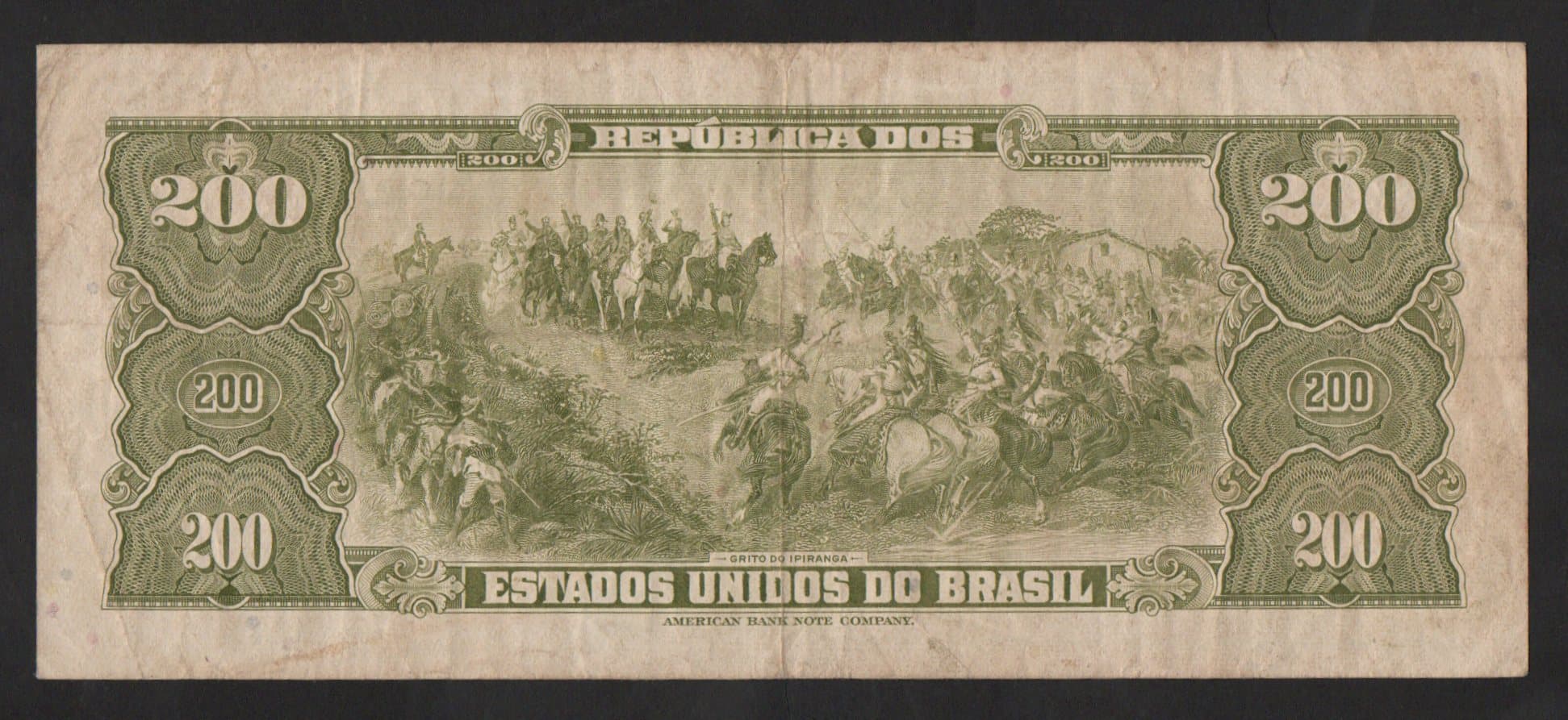 C043 - 200 CRUZEIROS - 1964 - Imagem 2