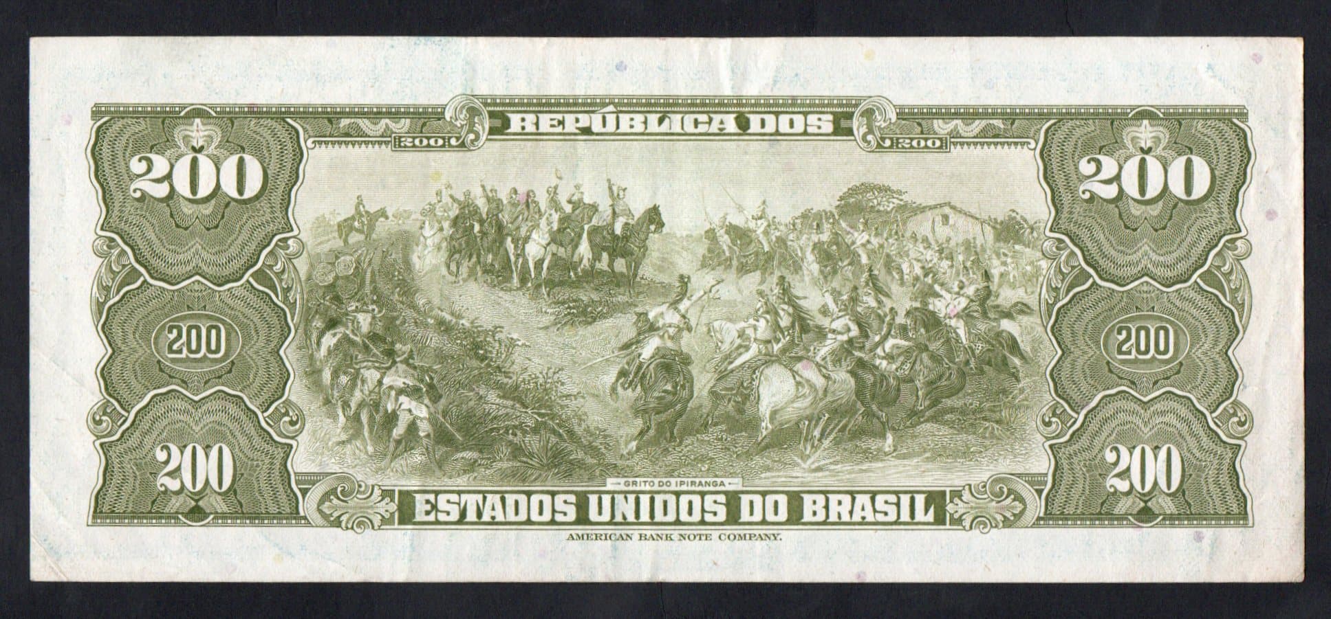C043 - 200 CRUZEIROS - 1964 - Imagem 2
