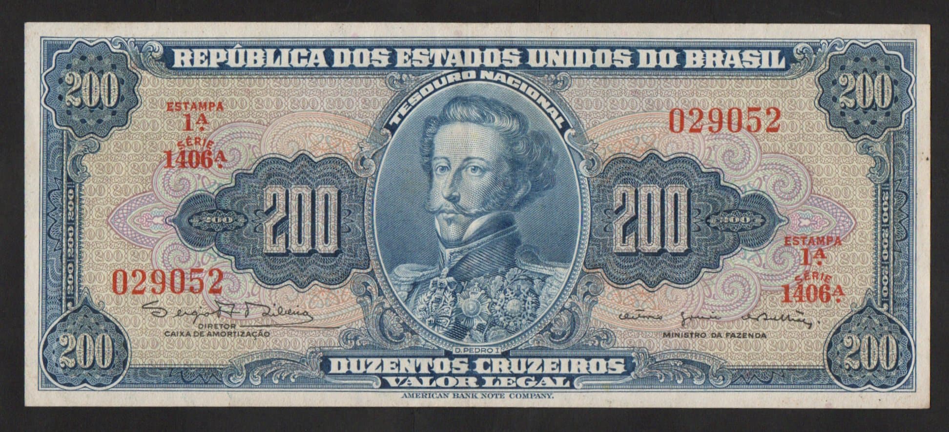 C043 - 200 CRUZEIROS - 1964 - Imagem 1