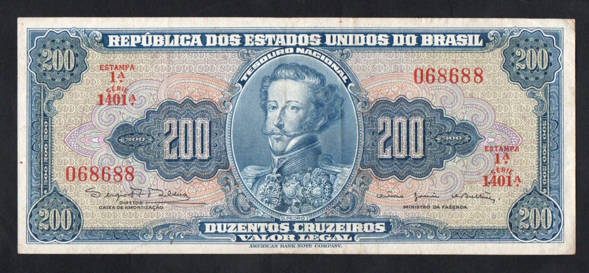 C043 - 200 CRUZEIROS - 1964 - Imagem 1