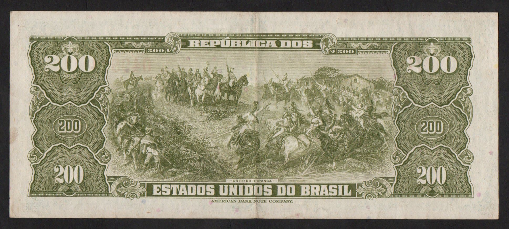 C043 - 200 CRUZEIROS - 1964 - Imagem 2