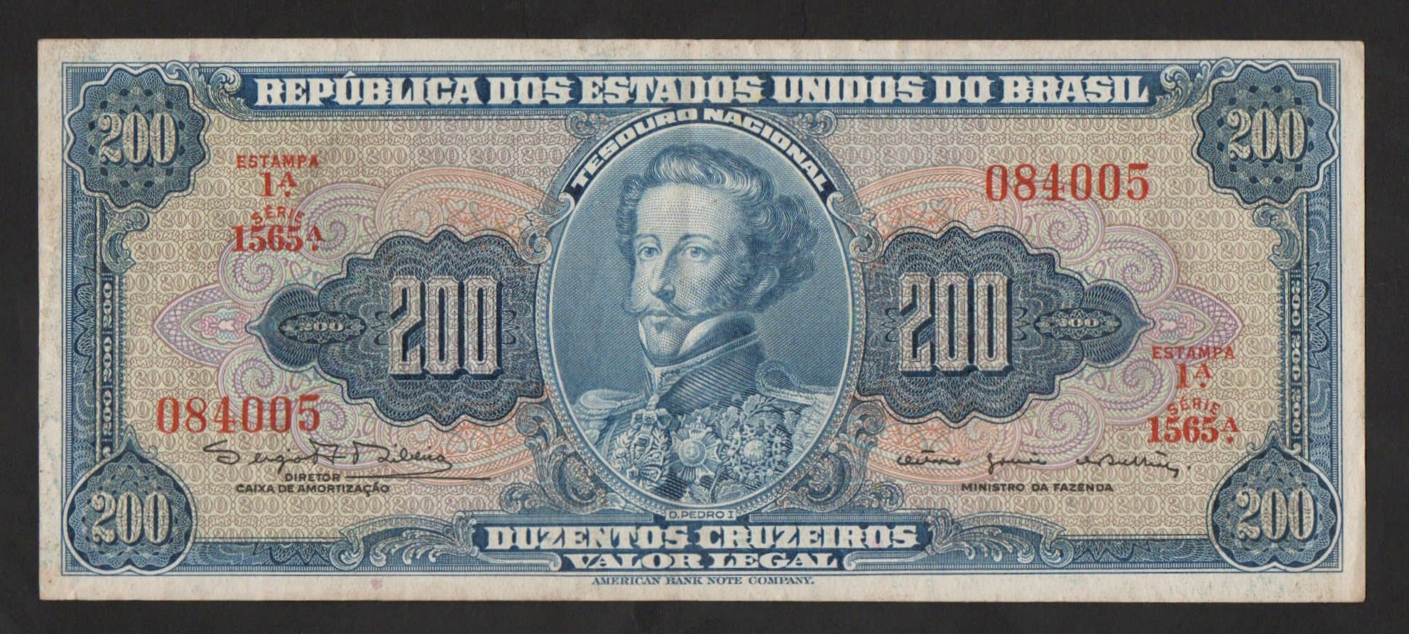 C043 - 200 CRUZEIROS - 1964 - Imagem 1