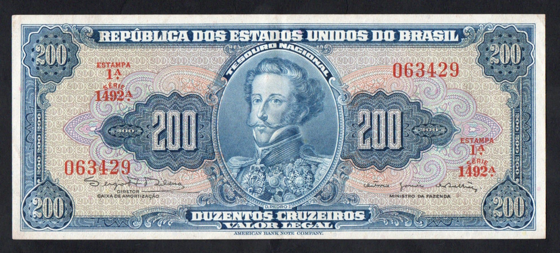C043 - 200 CRUZEIROS - 1964 - Imagem 1