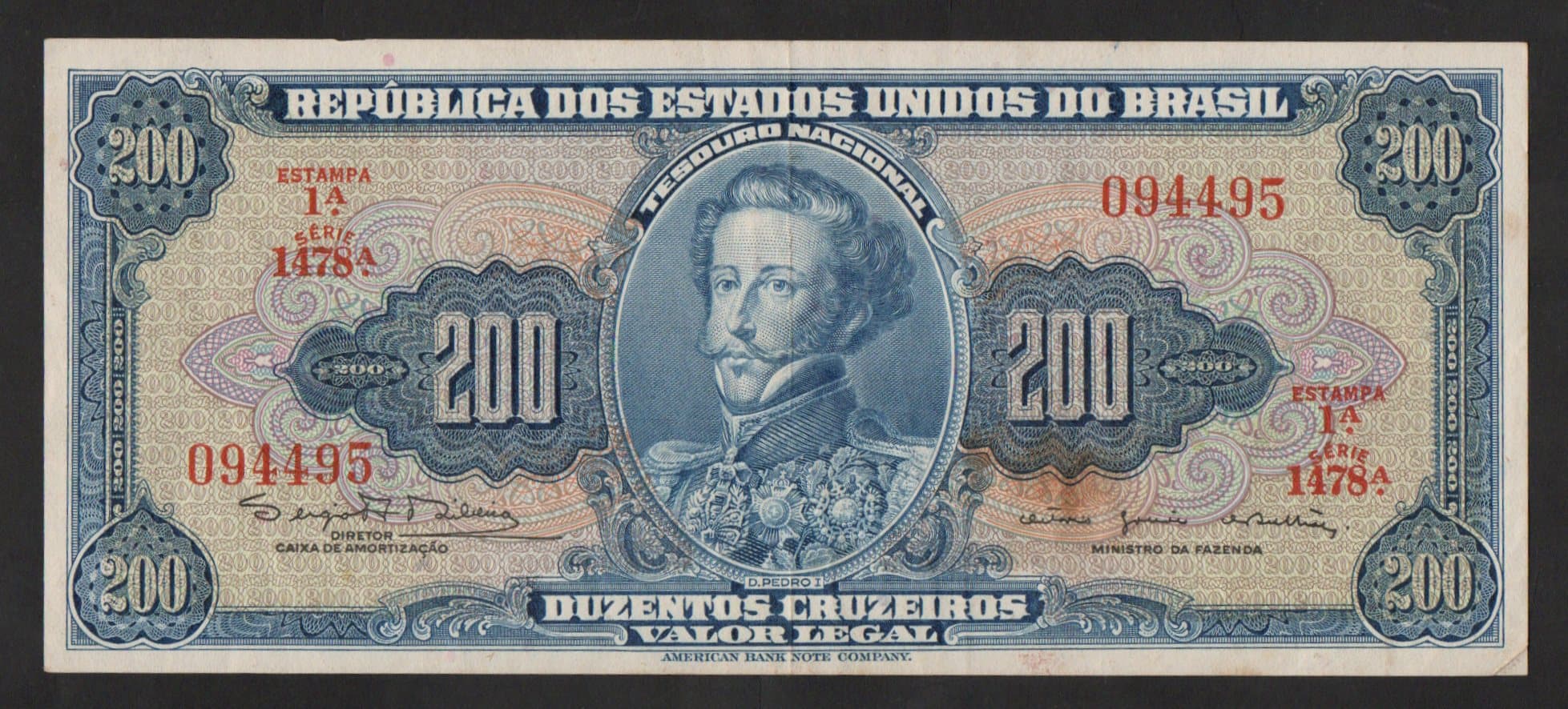 C043 - 200 CRUZEIROS - 1964 - Imagem 1