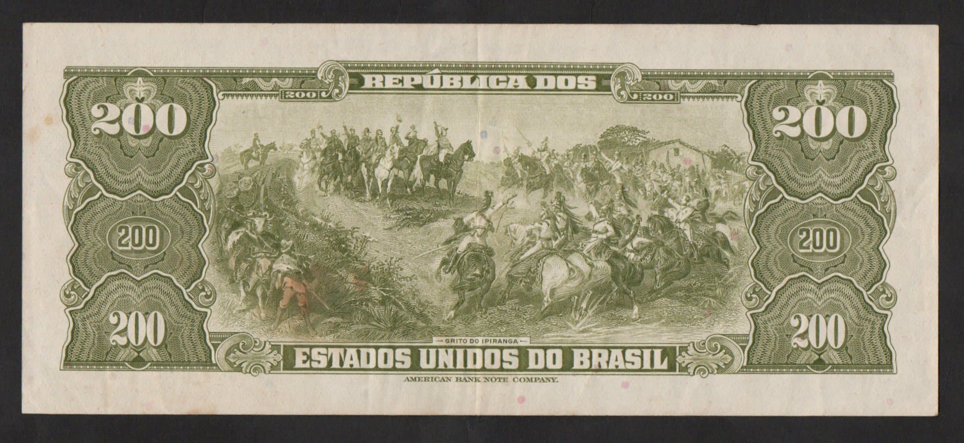 C043 - 200 CRUZEIROS - 1964 - Imagem 2