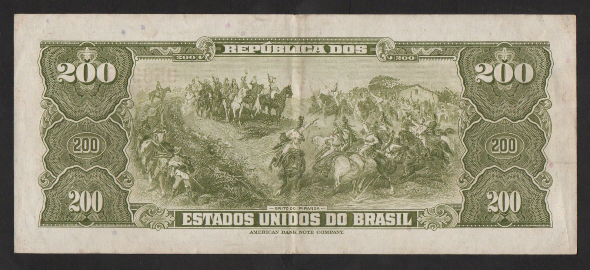 C043 - 200 CRUZEIROS - 1964 - Imagem 2