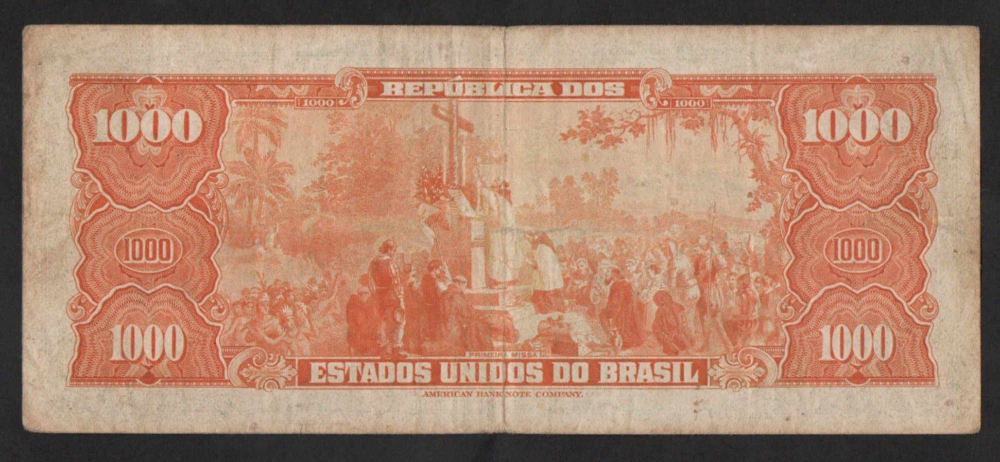 C051 - 1000 CRUZEIROS - 1955 - Imagem 2