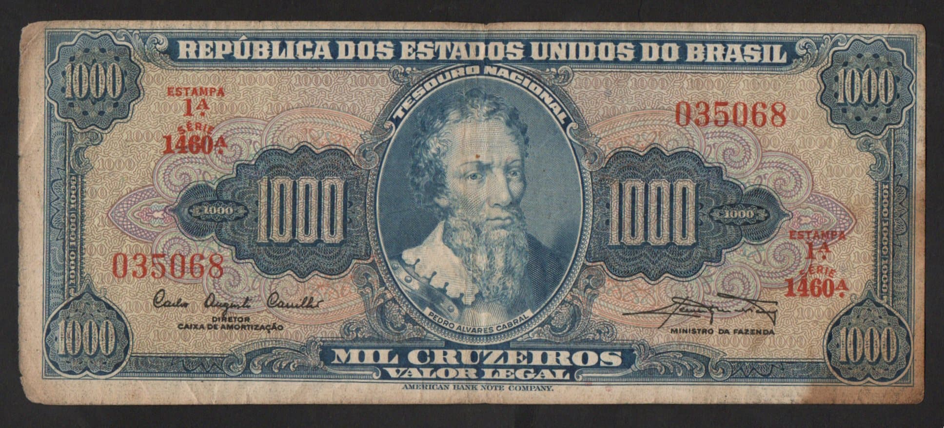 C054 - 1000 CRUZEIROS - 1961 - Imagem 1