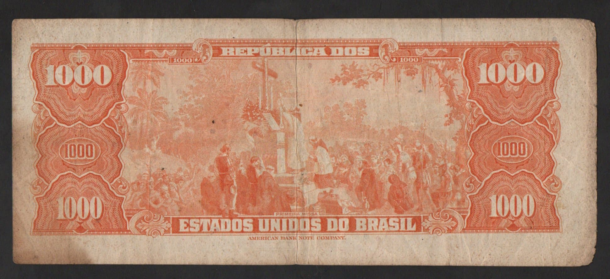 C054 - 1000 CRUZEIROS - 1961 - Imagem 2