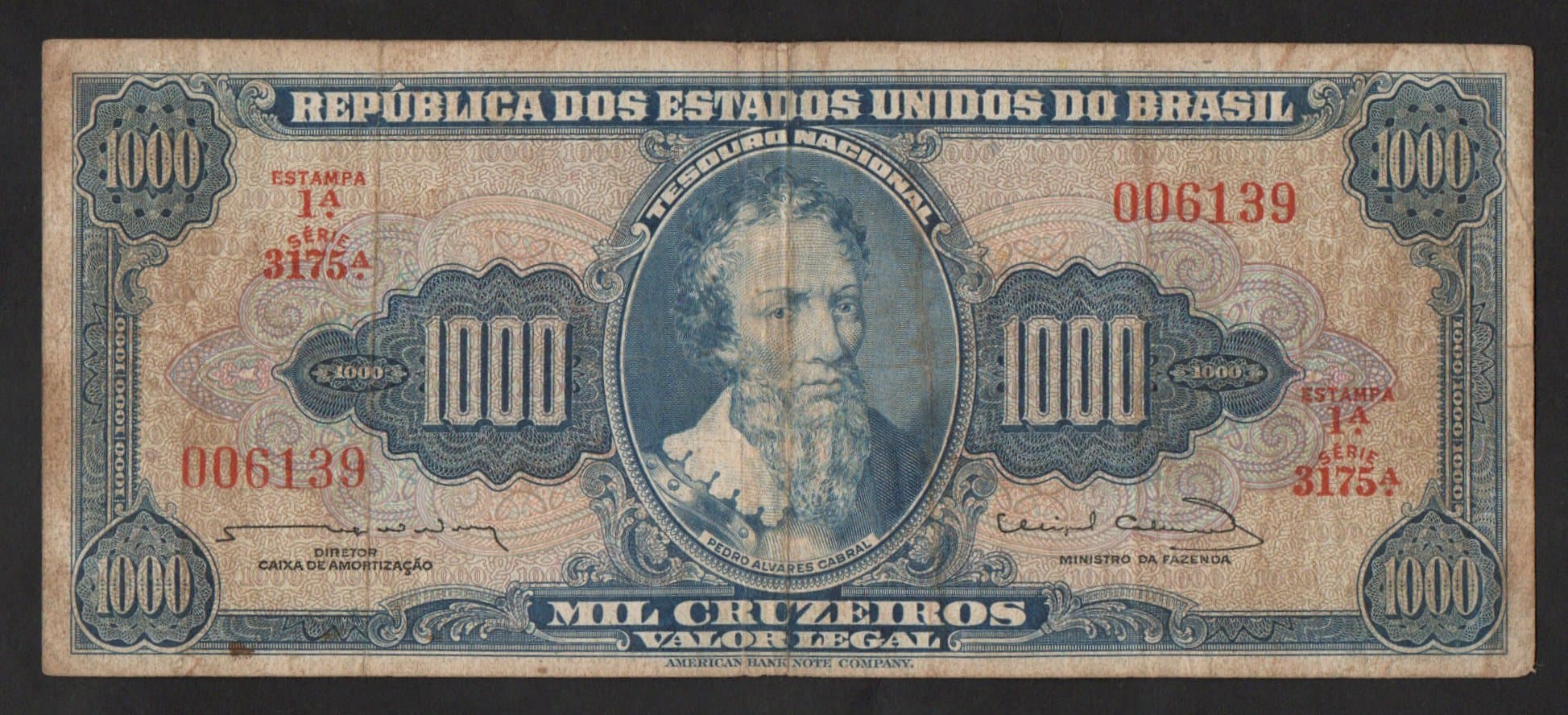 C056 - 1000 CRUZEIROS - 1963 - Imagem 1