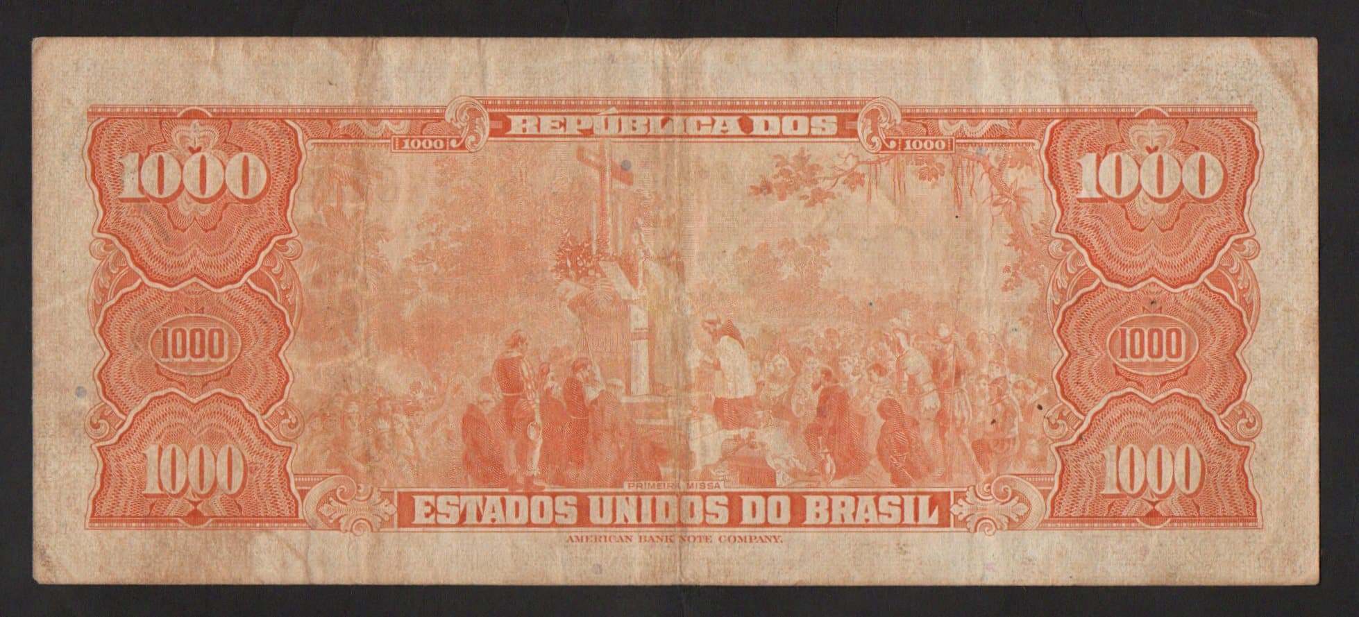 C056 - 1000 CRUZEIROS - 1963 - Imagem 2