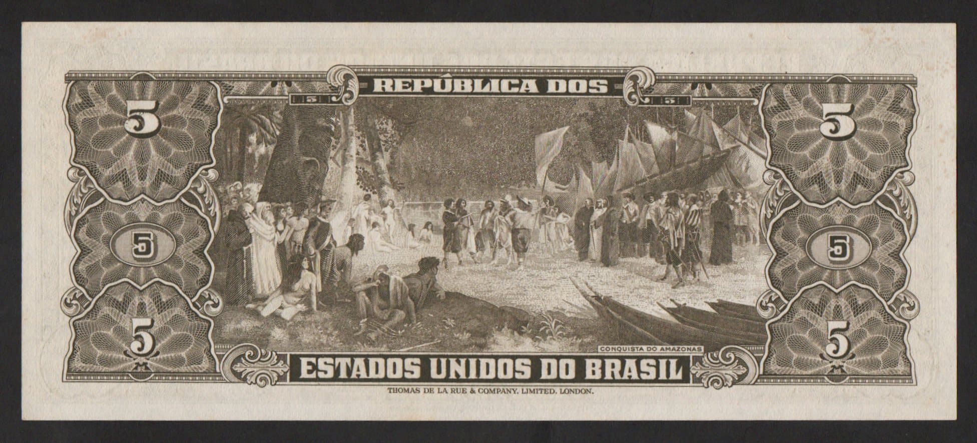 C067 - 5 CRUZEIROS - 1954 - Imagem 2