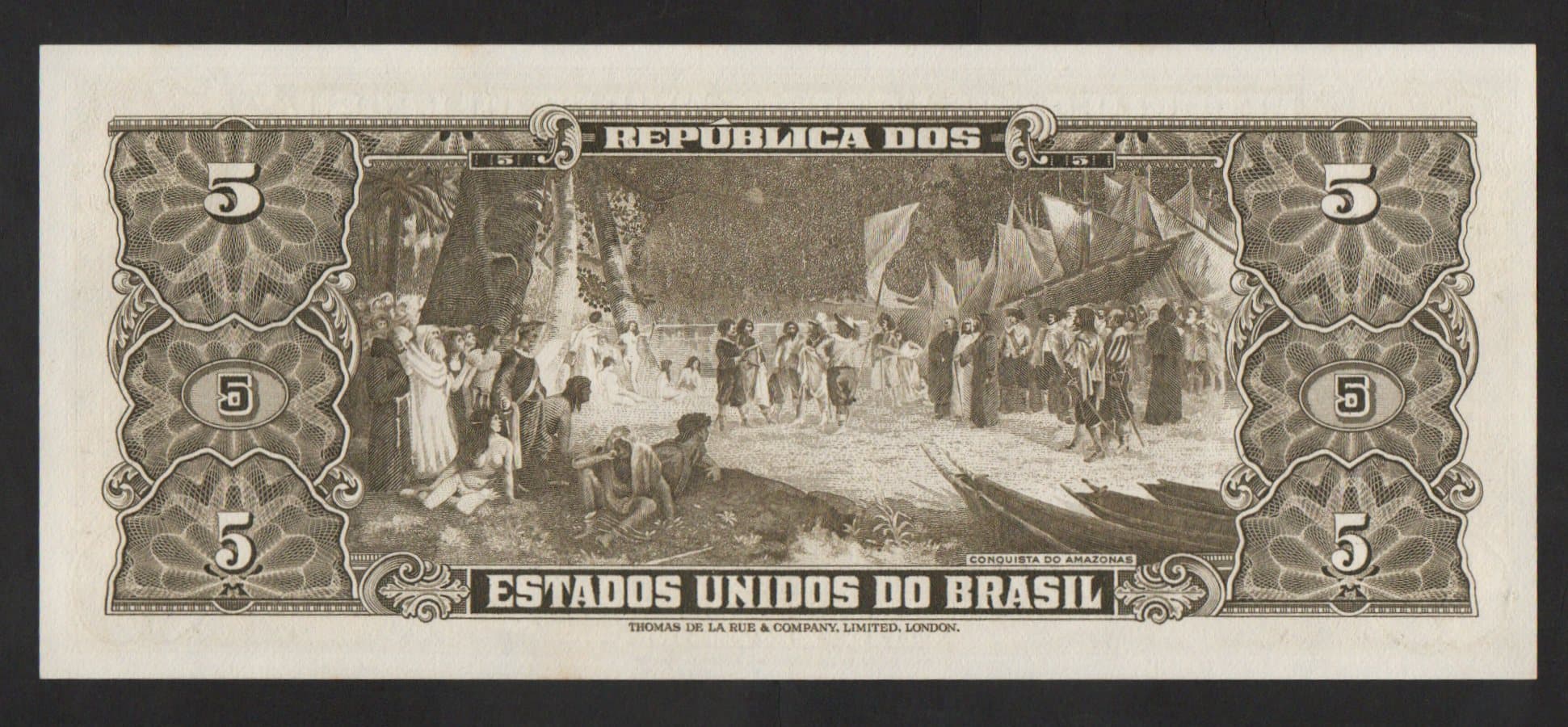 C068 - 5 CRUZEIROS - 1956 - Imagem 2